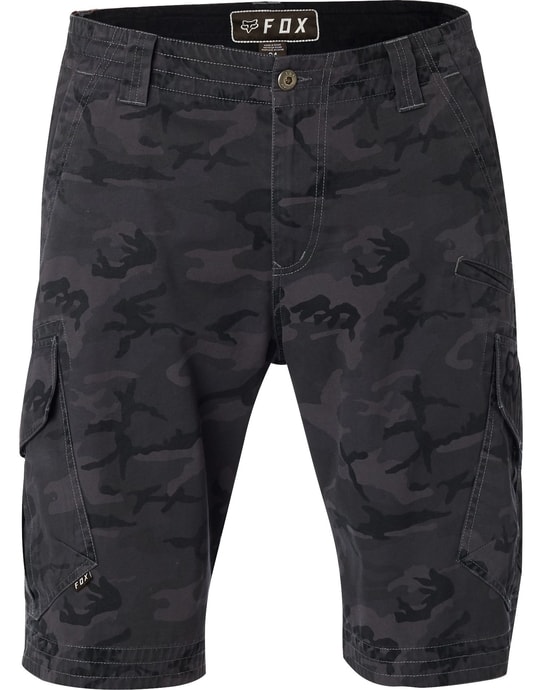 FOX Slambozo Camo Cargo Short, black camo