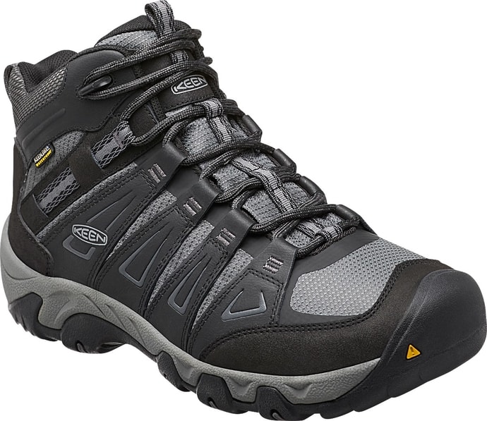 KEEN OAKRIDGE MID WP M magnet/gargoyle - kotníkové turistické boty