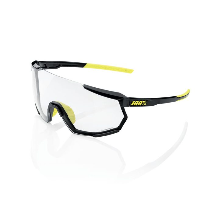 100% RACETRAP 3.0, Gloss Black - Photochromic Lens