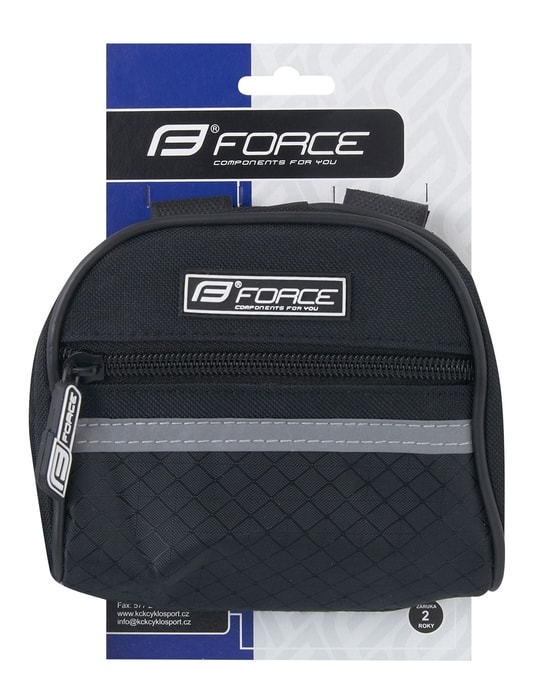 FORCE handlebar bag for children FORCE, black