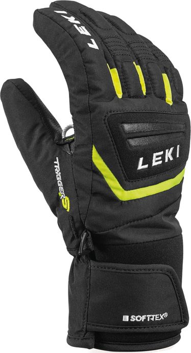 LEKI Griffin S Junior black-yellow