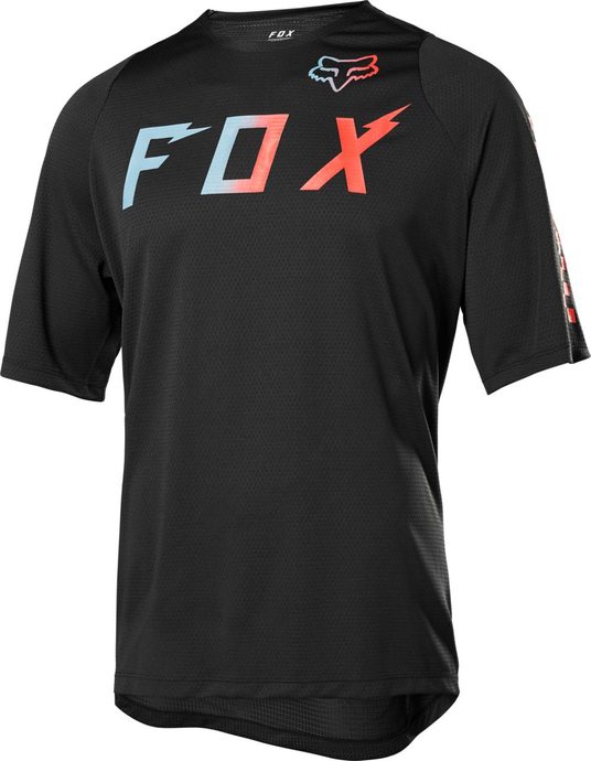 FOX Defend Ss Wurd Jersey, black