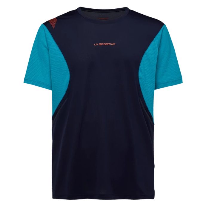 LA SPORTIVA Resolute T-Shirt M, Deep Sea/Tropic Blue