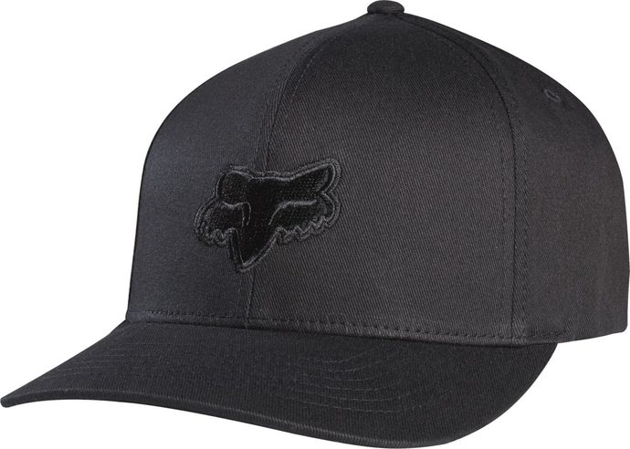 FOX Legacy Flexfit Hat, Black/Black