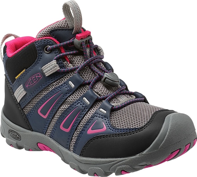 KEEN OAKRIDGE MID WP JR, dress blues/very berry