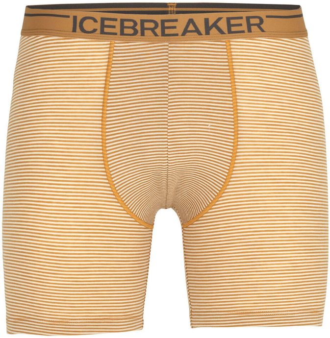 ICEBREAKER M ANATOMICA LONG BOXERS - COYOTE