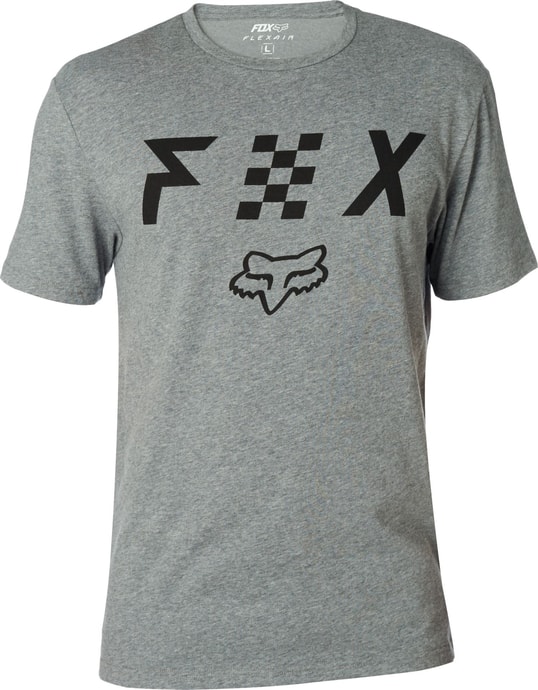 FOX Scrubbed ss airline tee Heather Dark Grey