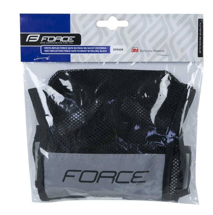 FORCE SAFE do pasu na suchý zip,černá