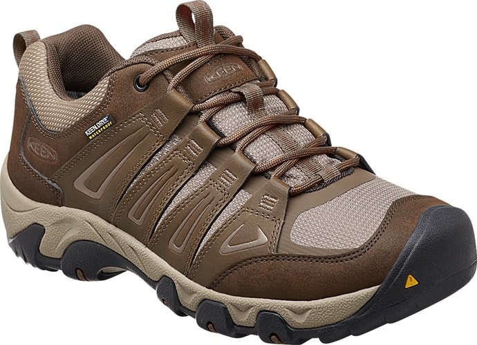 KEEN OAKRIDGE WP M cascade brown/brindle - turistické boty