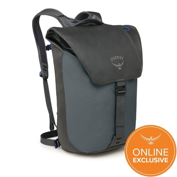 OSPREY TRANSPORTER FLAP 20, pointbreak grey