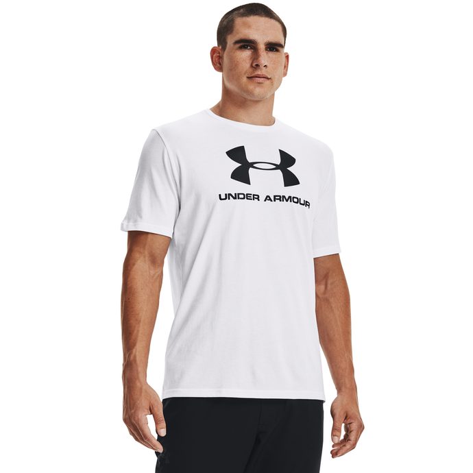 UNDER ARMOUR SPORTSTYLE LOGO SS, white