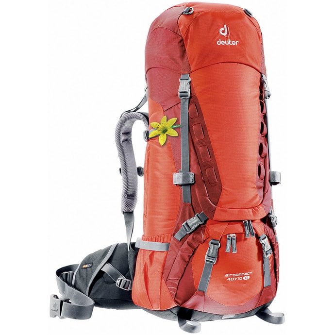 DEUTER Aircontact 40 + 10 SL - dámský turistický batoh oranžový