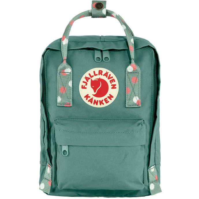 FJÄLLRÄVEN Kånken Mini Frost Green-Confetti Pattern