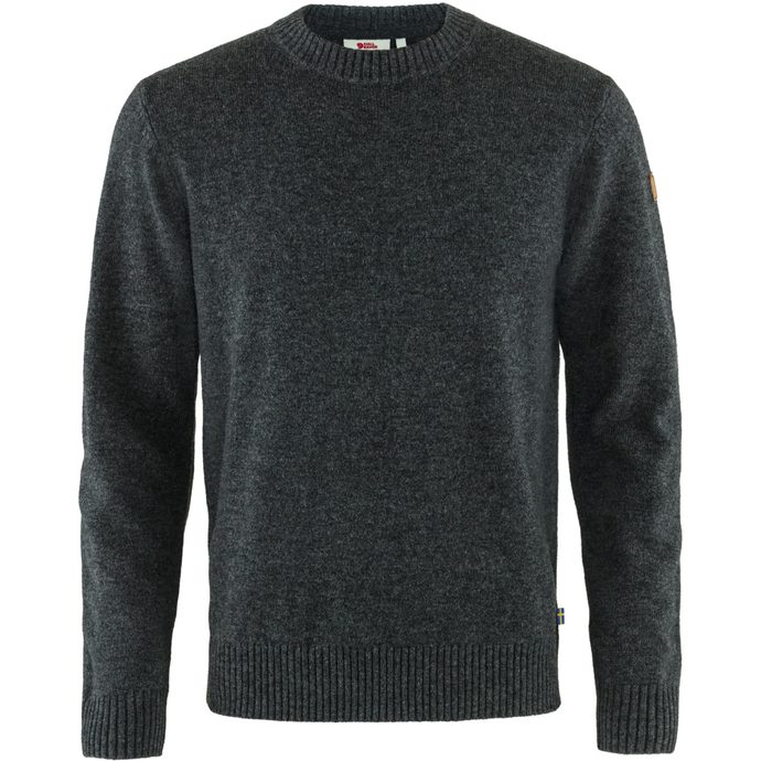FJÄLLRÄVEN Övik Round-neck Sweater M Dark Grey