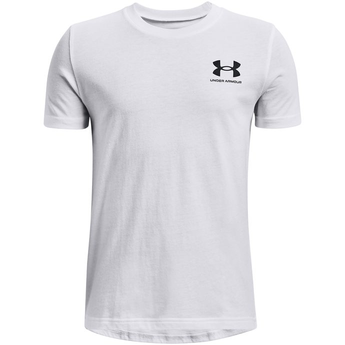 UNDER ARMOUR SPORTSTYLE LEFT CHEST SS, white