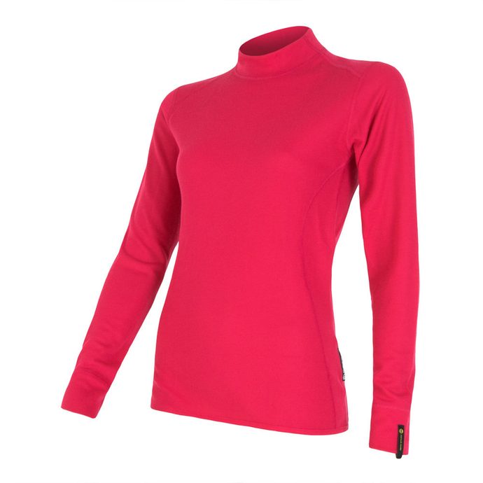 SENSOR DOUBLE FACE ladies long sleeve shirt magenta