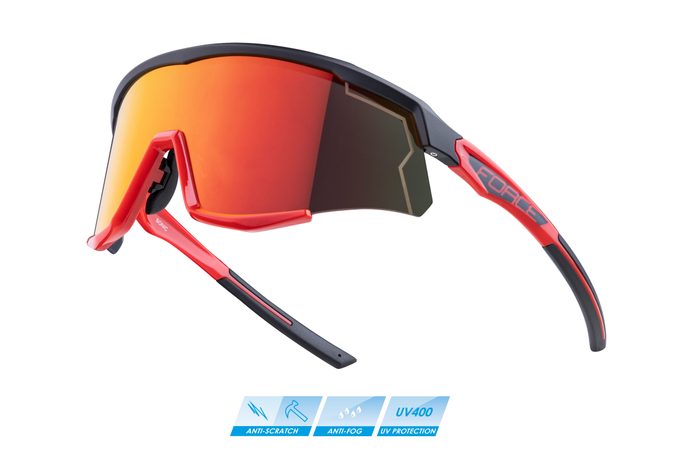 FORCE SONIC black-red, red mirrored glass