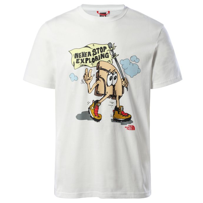 THE NORTH FACE MEN'S S/S GRAPHIC TEE tnf white