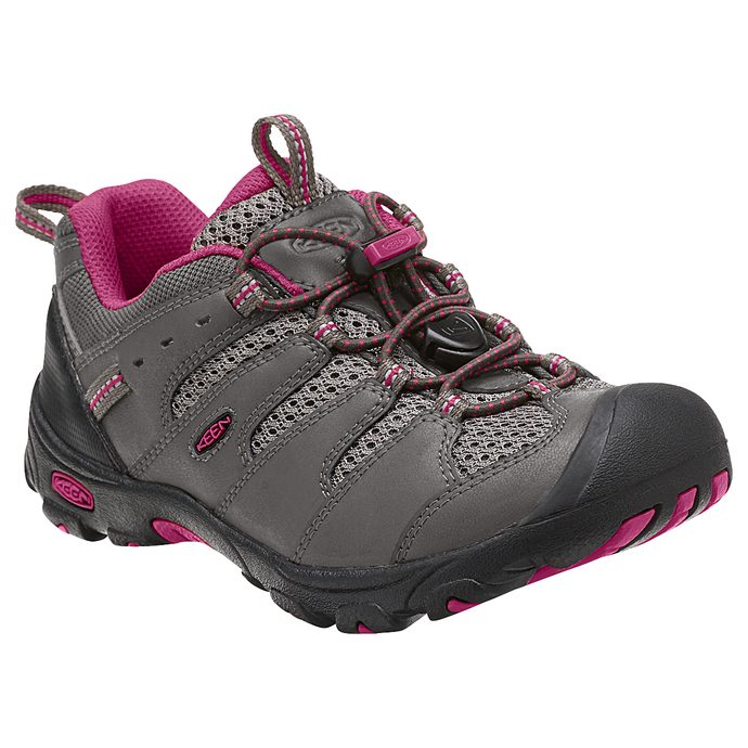 KEEN Koven Low WP JR magnet/cerise - juniorská outdoor obuv