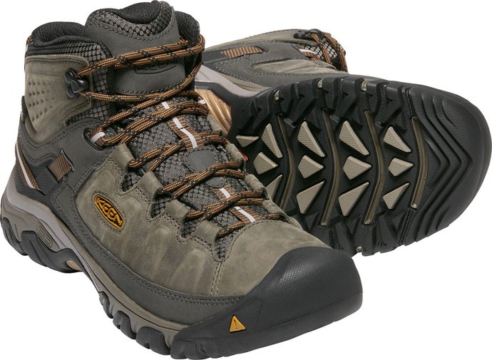 KEEN TARGHEE III MID WP M black olive/golden brown