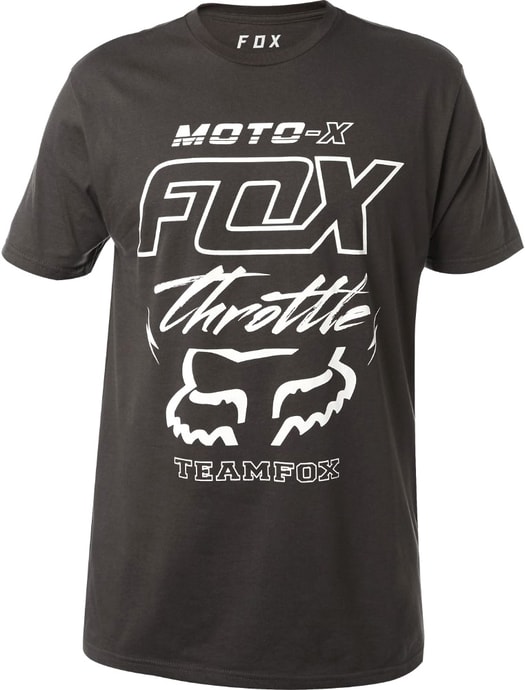 FOX Throttled Ss Premium Tee, black vintage