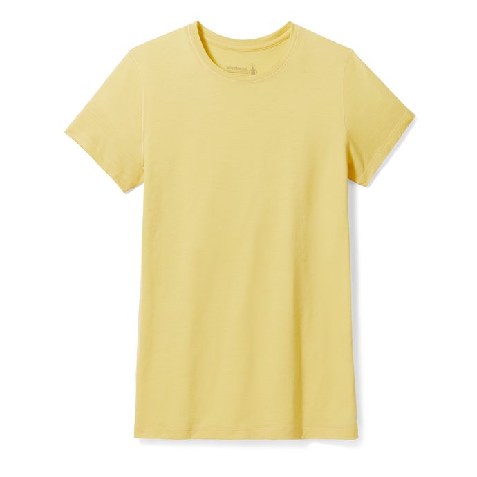 SMARTWOOL W MERINO PLANT-BASED DYE SS TEE, canary