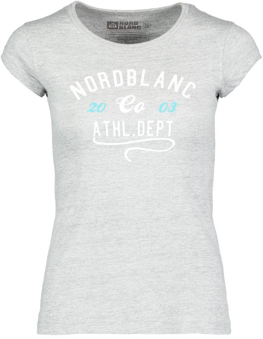 NORDBLANC NBFLT5953 FLATER tmavý melír, dámské tričko