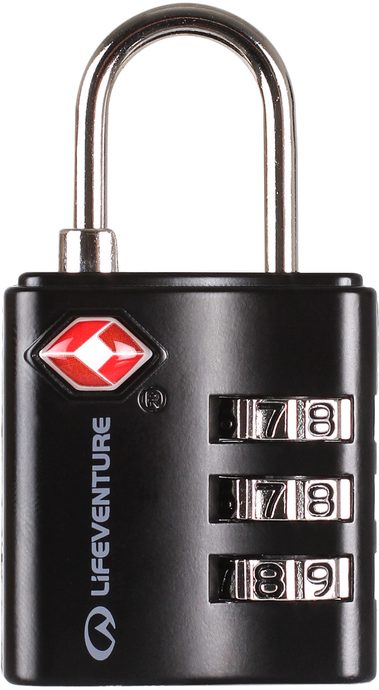 LIFEVENTURE TSA Combi Lock black