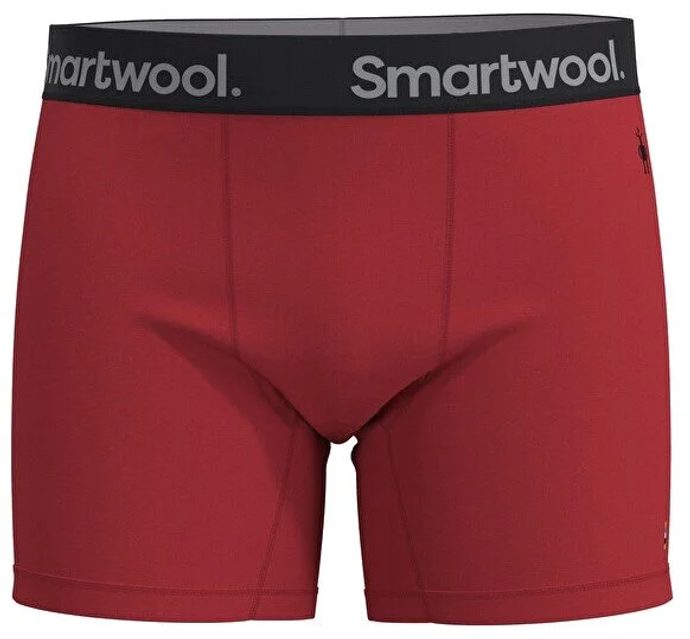 SMARTWOOL M ACTIVE BOXER BRIEF BOXED, scarlet red