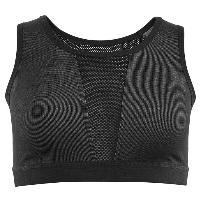 ACLIMA FlexWool Sports Top Woman, Jet Black