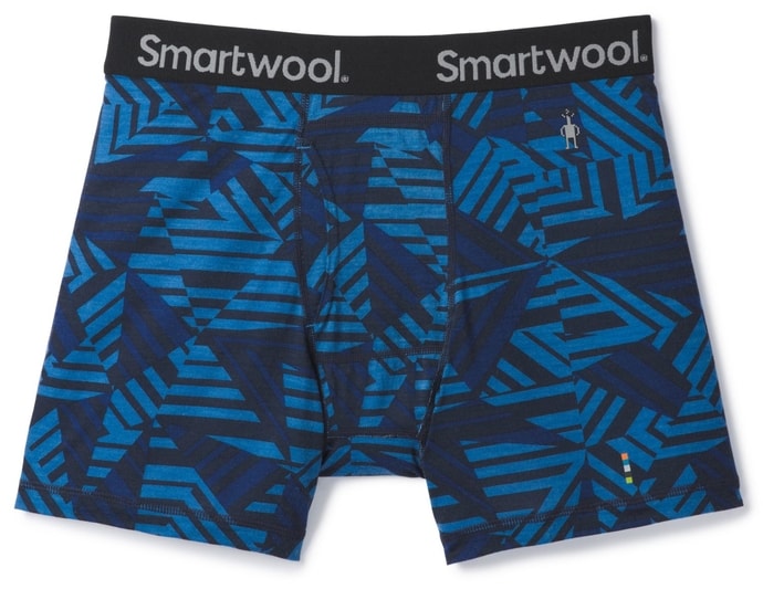 SMARTWOOL M Merino 150 Printed Boxer Brf, bright cobalt