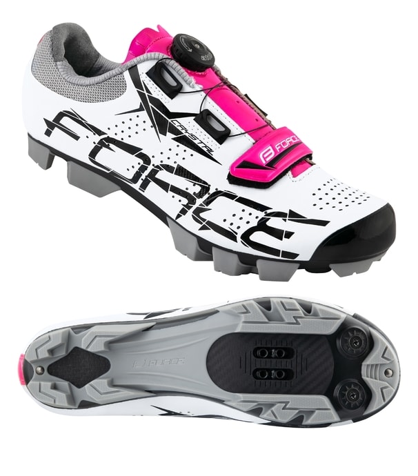 FORCE MTB CRYSTAL women's, white and pink