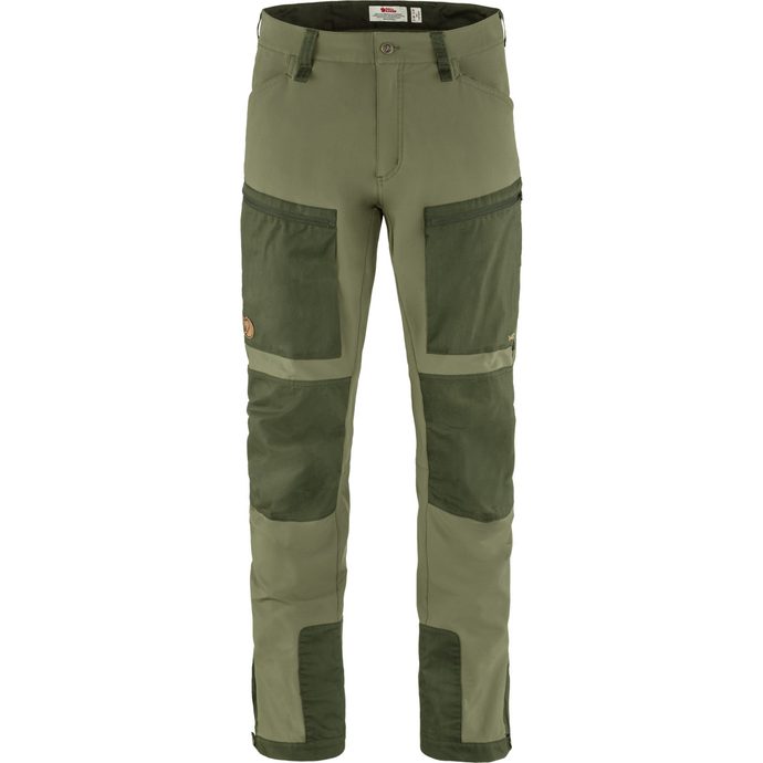 FJÄLLRÄVEN Keb Agile Trousers M Laurel Green-Deep Forest