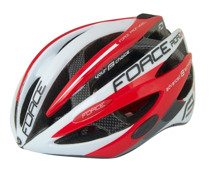 FORCE ROAD PRO JUNIOR, bílo-červená XS -