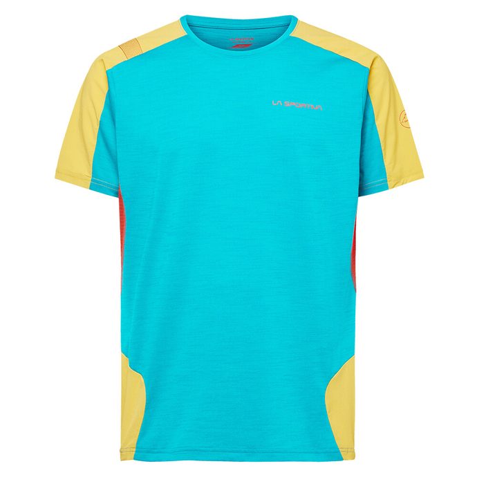 LA SPORTIVA Compass T-Shirt M, Tropic Blue/Bamboo