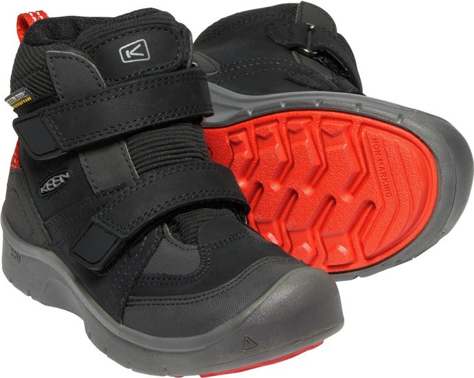 KEEN HIKEPORT MID STRAP WP C black/bright red