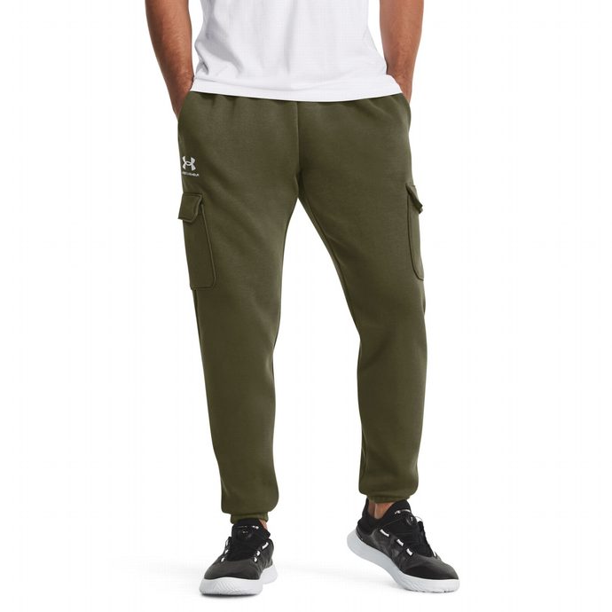 UNDER ARMOUR Essential Flc Cargo Pant, Green