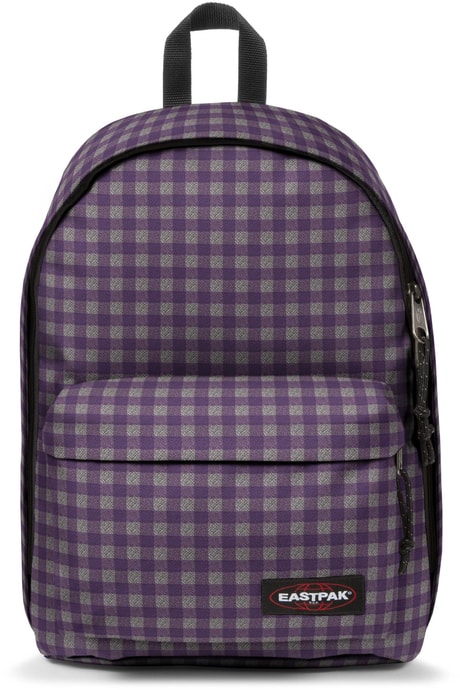 EASTPAK Out Of Office Checksange Purple 27 l - městský batoh