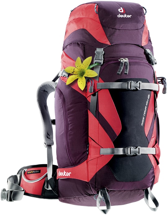 DEUTER Rise 40+ l SL aubergine / fire