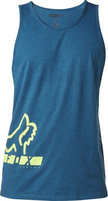 FOX Displaced Premium Tank Heather Maui Blue