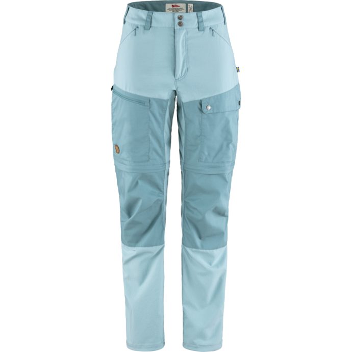 FJÄLLRÄVEN Abisko Midsummer Zip Off Trousers W Mineral Blue-Clay Blue