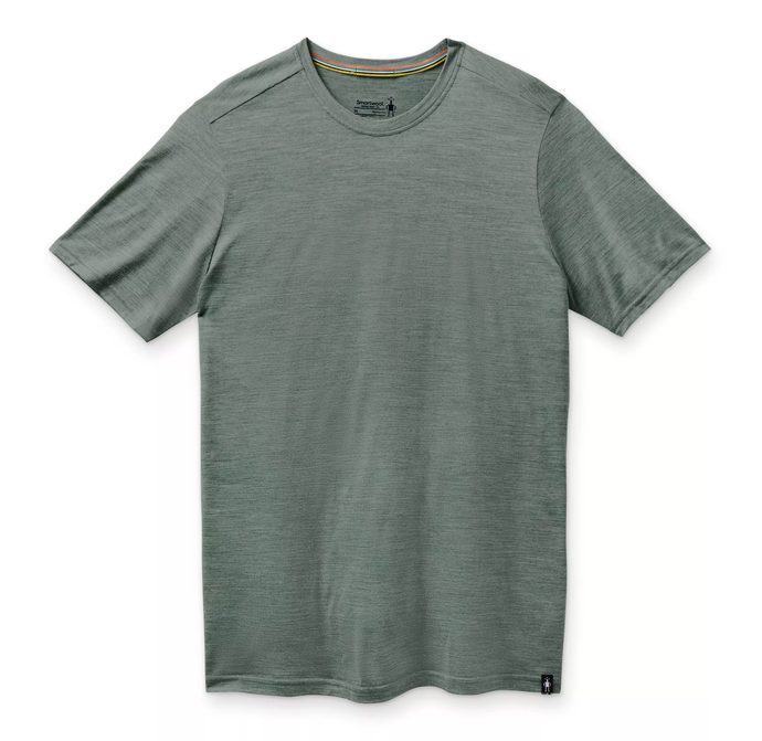 SMARTWOOL M MERINO SPORT 150 TEE, sage heathr