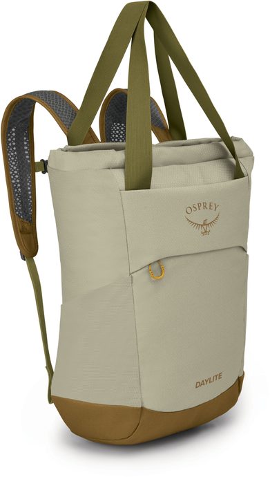 OSPREY DAYLITE TOTE PACK, meadow gray/histosol brown