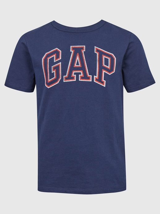 GAP 473269-03 Dětské tričko GAP logo Tmavě modrá
