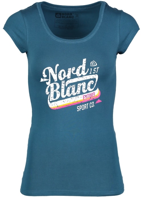 NORDBLANC NBFLT5949 GIRLIE letní modrá - dámské tričko