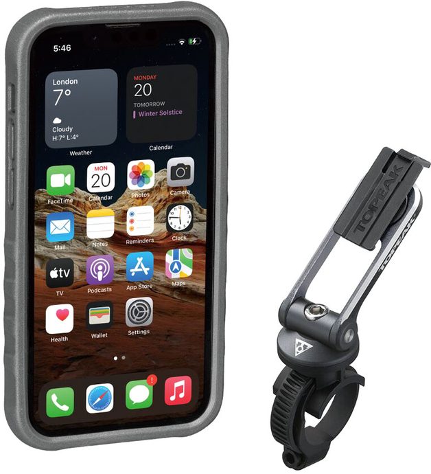 TOPEAK TOPEAK RIDECASE CASE FOR IPHONE 13 MINI BLACK/GREY