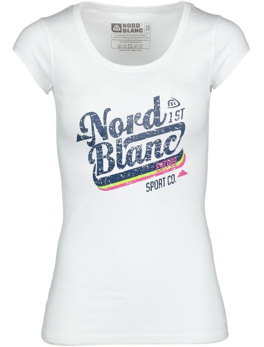 NORDBLANC NBFLT5949 GIRLIE bílá - dámské tričko
