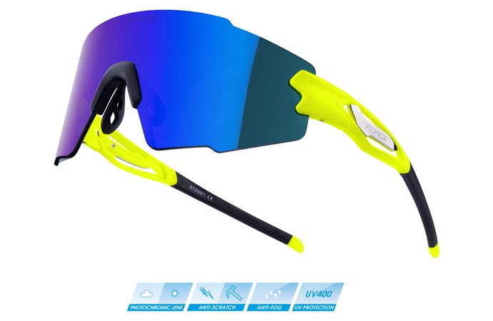 FORCE MANTRA fluo, blue mirror glass