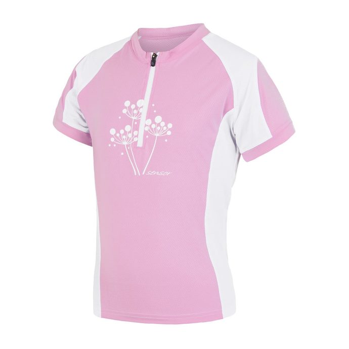 SENSOR CYKLO ENTRY children's jersey pink/white