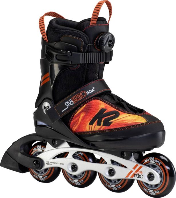 K2 SK8 HERO BOA ALU, black orange